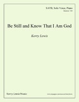 Be Still and Know that I Am God SATB choral sheet music cover